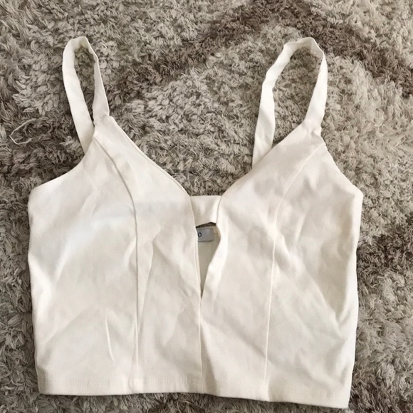 Solemio white crop top - Picture 1 of 2